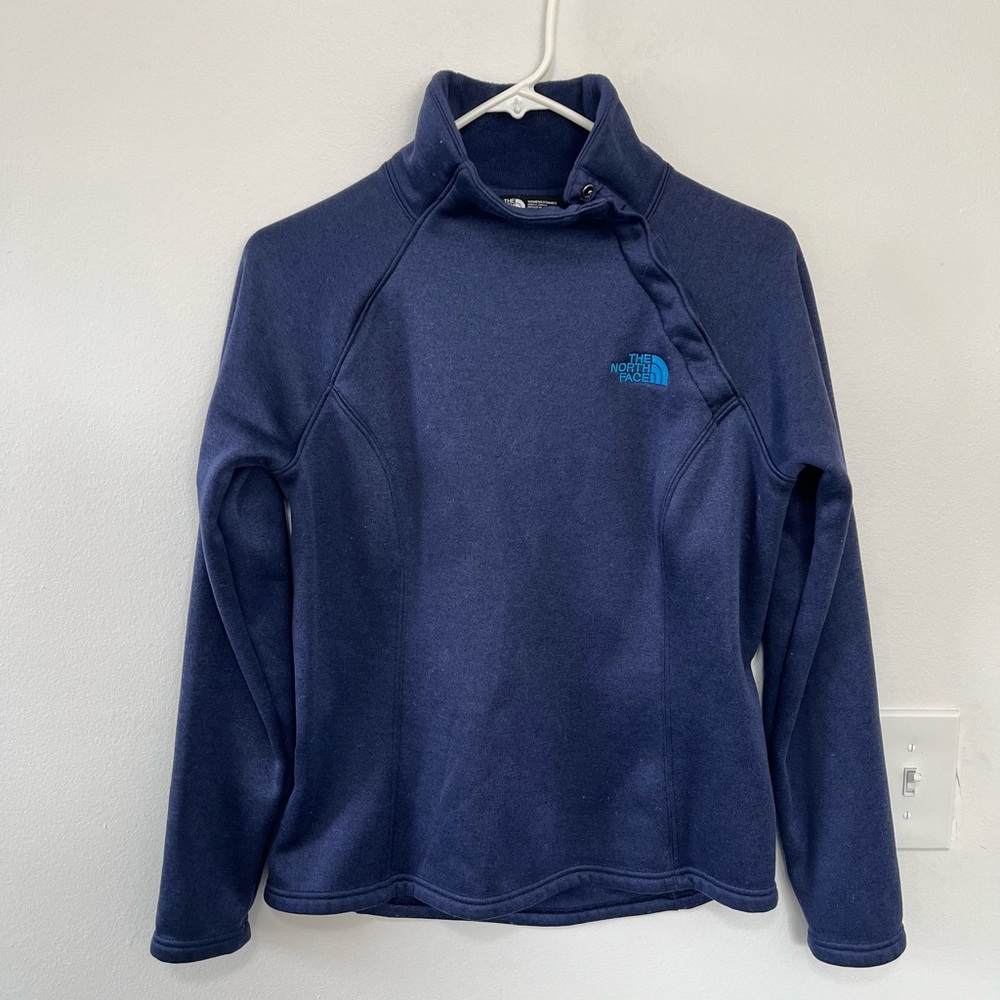 The North Face Women's Agave 1/4 Asymmetric Snap Fleece Pullover- Size Medium